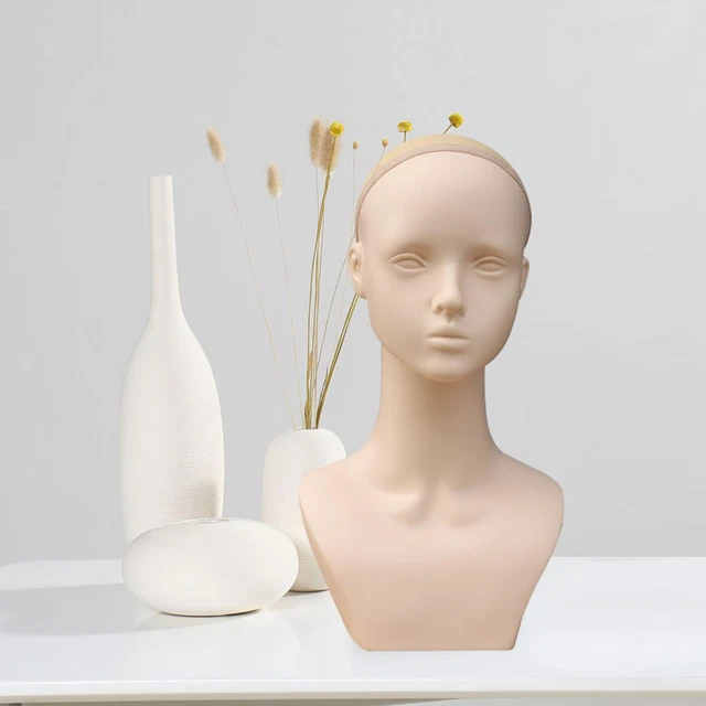 Espositore Vetrina Viste-lo Tête De Mannequin En Verre Recyclé - Support Pour Casquettes, Casques - Déco Design Présentoir Casquettes Verre
