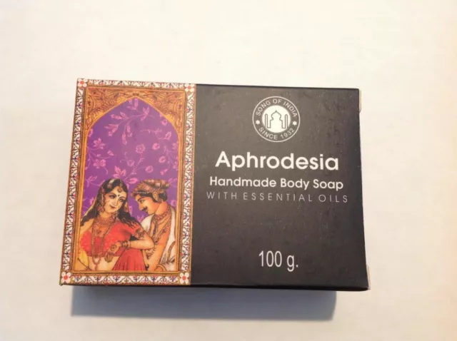 Song Of India Herbal Handmade Body Soap 100 Gram Bar - Aphrodesia