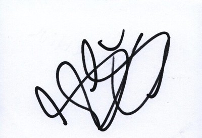 Alex McLeish - Birmingham - Signed Index Card - COA (42137)