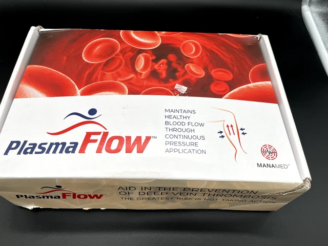 FLUJO DE PLASMA por Manmed Trombosis TVP Prevención más Cargador y Manual Nuevo OB