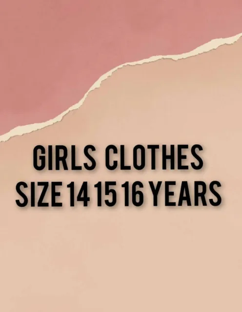 Girls Clothes Build Make Your Own Bundle Job Lot Size 14 15 16 years Dress Jeans