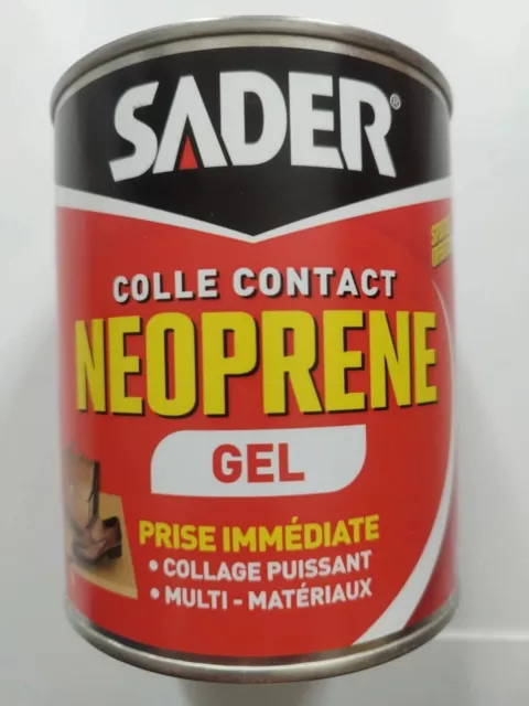 Lot de 2 pots de COLLE NÉOPRÈNE GEL SADER , 500 ML 2