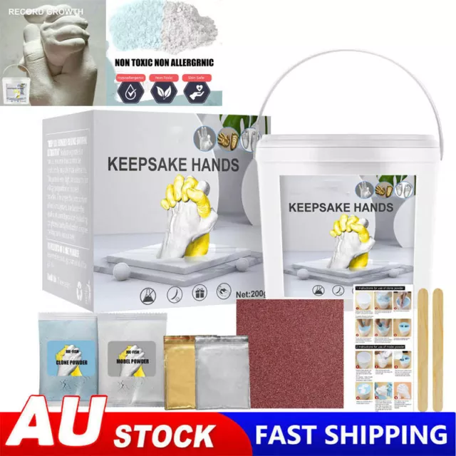 Hand Casting Kit for Baby Birthday , Keepsake – Holding Hand Cast Gift Box Set