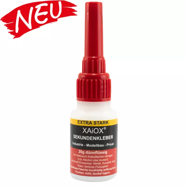 Xaiox 1er, 2er Ou 3er Set Industrie Modélisme Super Glue Liquide a20g