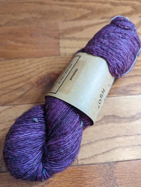 Madelinetosh TML tweed Medieval 420yd sock 90/8/2; SW merino/viscose/nylon
