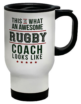 Questo è ciò che una fantastica Rugby coach sembra Sport Tazza da viaggio