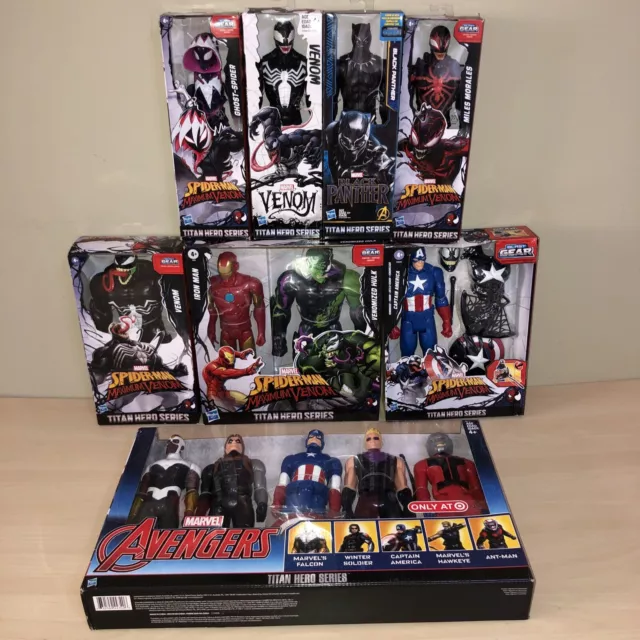 Spiderman Maximum Venom VENOM MILES HULK GHOST-SPIDER SPIDER GWEN LOT W/ EXTRAS! Spiderman Maximum Venom VENOM MILES HULK GHOST-SPIDER SPIDER GWEN LOT W/ EXTRAS!