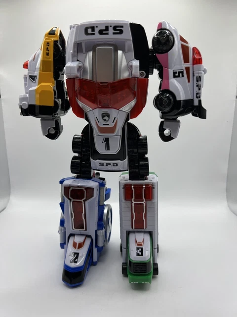 BANDAI POWER RANGERS Dekaranger DX DEKARANGER ROBOT SPD Megazord avec
