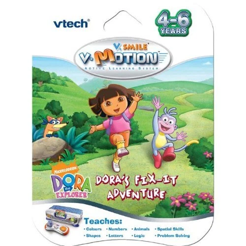 Jeu V.Smile - Les Aventures De Dora Apprentie Mécano - Vtech 4-7 Ans - Très Bon état