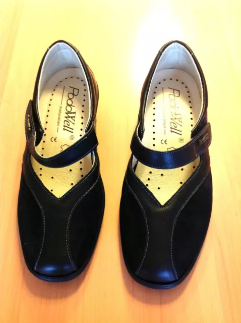 Chaussures orthopediques  Podowell modele Stadia noires / femme taille 39 / en t