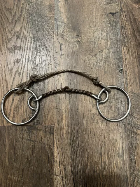 Reinsman Twisted Wire Snaffle Bit Western Horse Tack