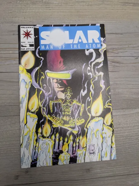 Solar, Man of the Atom #21 May 1993 Valiant Afraid of the Darque Part One