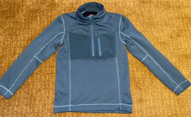Engelbert Strauss High Loft Pullover Funktions Troyer Gr 122/128 grün 1a Zustand