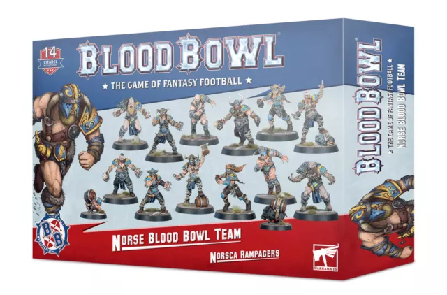 Blood Bowl Norse Team Games Workshop Fantasy Football Norsca Rampagers