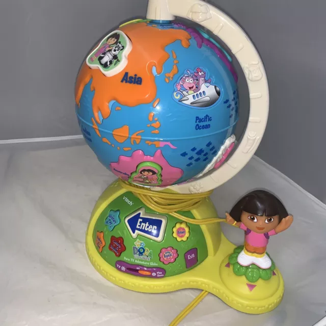 Vtech Dora The Explorer  Spin & Learn Adventure Globe Plug And Play Q9