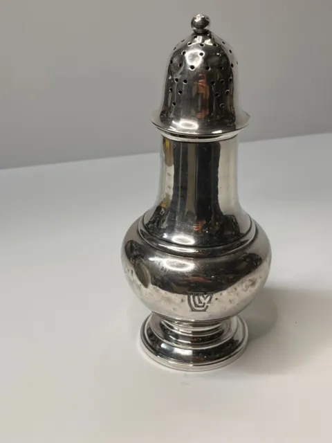 Antique Sterling Silver Muffineer / Sugar Caster