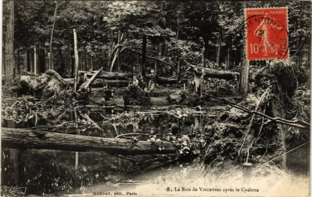 CPA Bois de Vincennes PARIS (12th) after the Cyclone (193135)