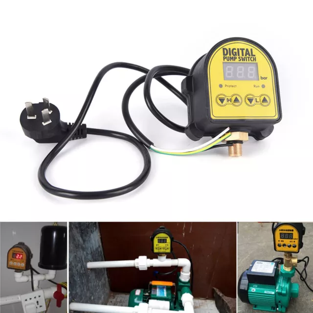 Digital Pressure Control Switch Eletronic Pressure Controller for Air Pump T>-xd