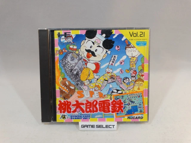 GAME/JEU NEC PC-ENGINE HU-CARD JAPANESE Momotaro Densetsu VOL.21 WITH BOX JAPAN