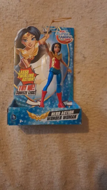 DC Super Hero Girls Wonder Woman With Twirling Lasso 6 Inch Action Figure