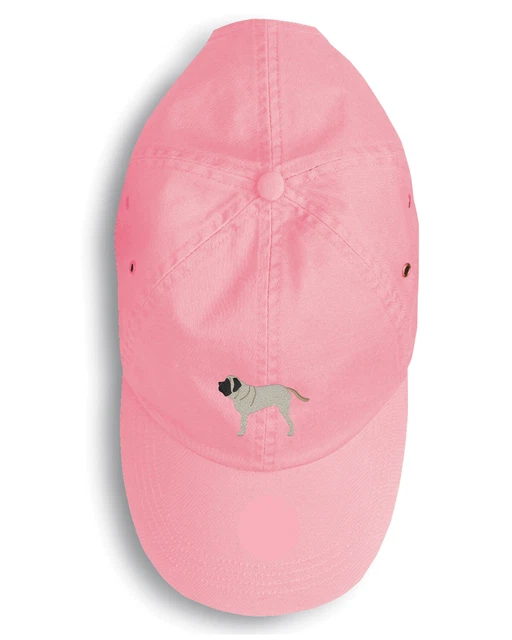 English Mastiff Embroidered Pink Baseball Cap BB3456PK-156