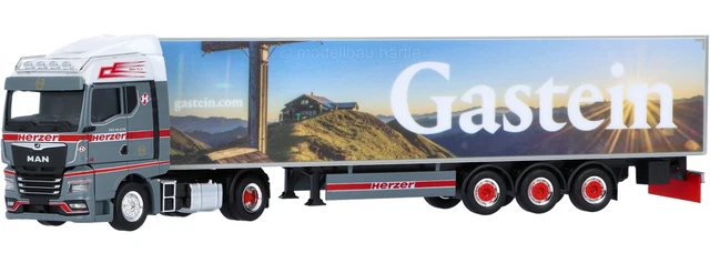 HERPA - Camion avec remorque 3 essieux BLANK TRANSPORTE - MAN TGX GX