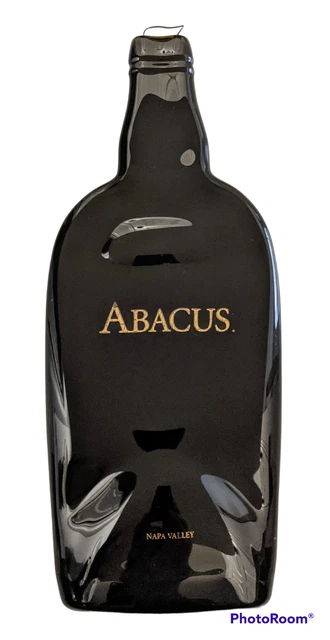 ABACUS Cabernet Sauvignon Wine Home Wall Decor Thick Flat Glass 13 Inch Tall ABACUS Cabernet Sauvignon Wine Home Wall Decor Thick Flat Glass 13 Inch Tall