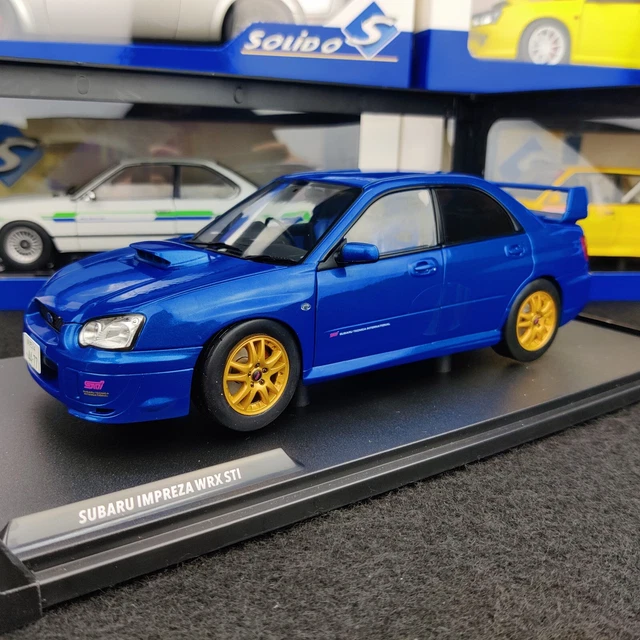 1/18 SOLIDO Subaru Impreza WRX STI Sonic Bleu 2003 – S1812301 – La Sportive Mythique En Métal Modèle Réduit Subaru Impreza 1/18 SOLIDO Subaru Impreza WRX STI Sonic Bleu 2003 – S1812301 – La Sportive Mythique En Métal Modèle Réduit Subaru Impreza