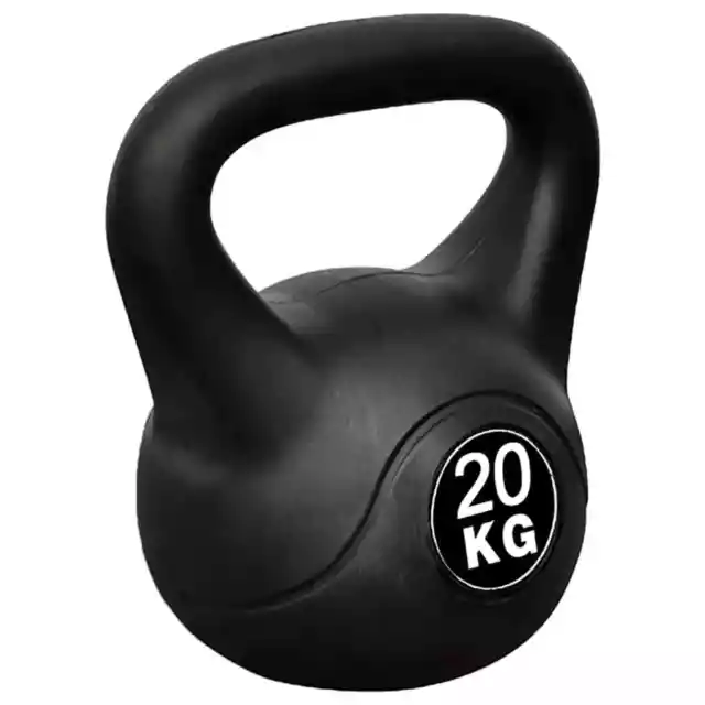 Heavy Duty Kettlebell Strength Training Home Gym Fitness Workout Equipment 20kg
