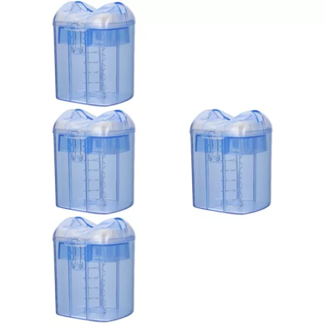 4 Count Plastic Perm Paper Storage Box Hair Dyeing Dispenser Salon