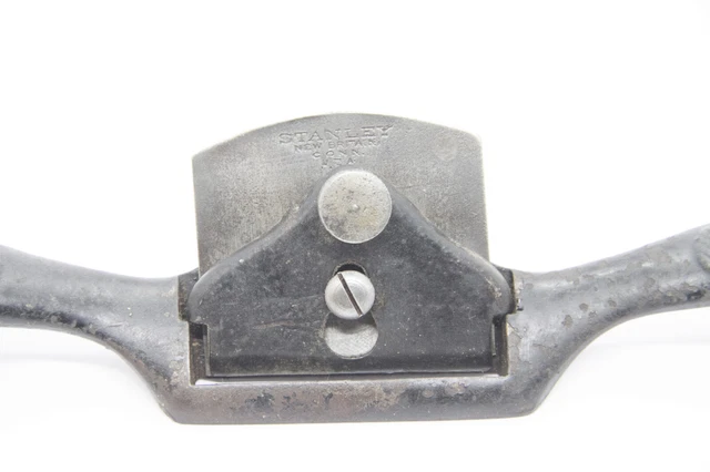 Stanley No51 flat sole spokeshave V logo USA made circa 1912-1918 2