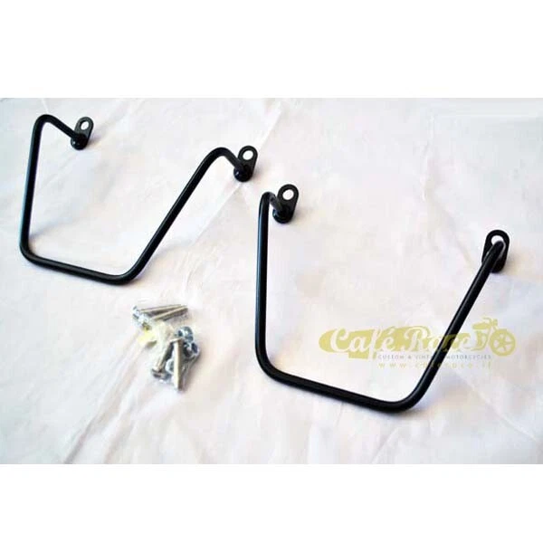 RSFIL Sacs De Selle De Moto Noirs pour Harley pour Sportster XL1200 Sac À Outils Latéral en Cuir PU Bagages décoration Porte-Bagages