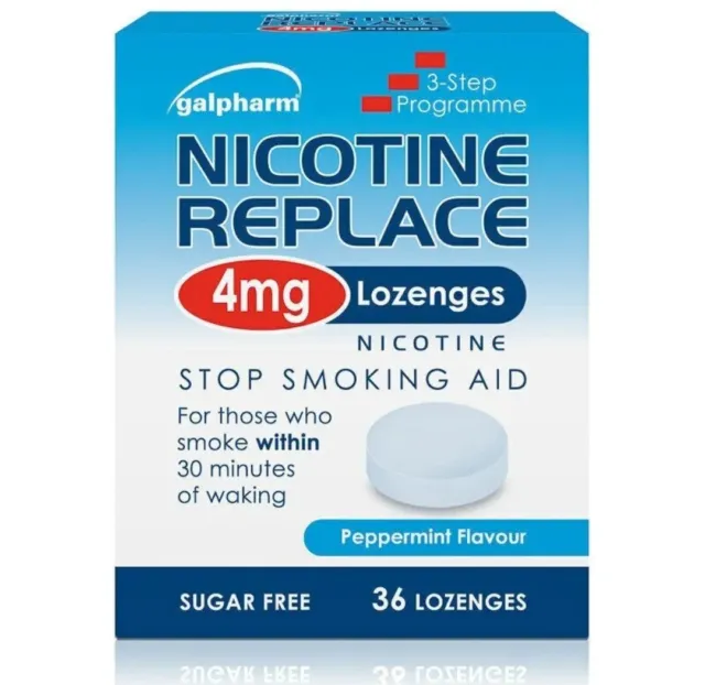 Galpharm Nikotin ersetzen 4 mg 36 Lutschtabletten zuckerfrei Pfefferminzgeschmack
