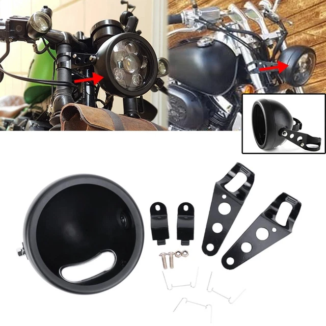 5.75" Headlight Cover Housing Holder Bucket For Honda VTX 1300 C R Retro Tourer