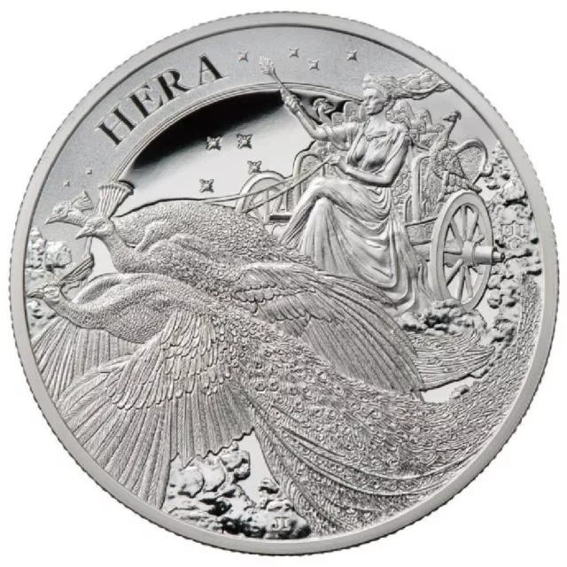 Goddess Hera 2022 1 Pound 1 Oz Pure Silver Proof Coin – St. Helena