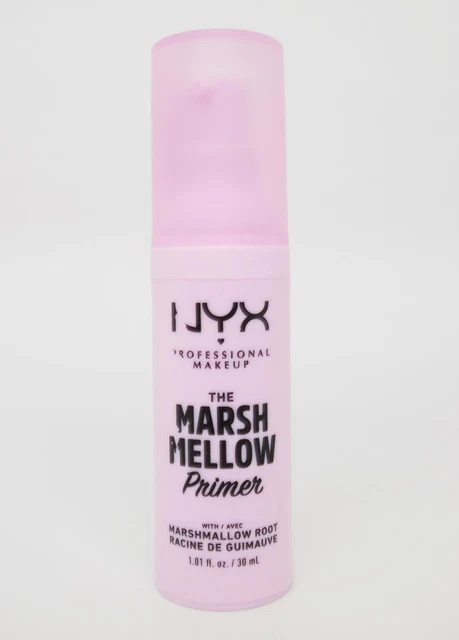 Maquillaje profesional NYX The Marsh Mellow Primer con raíz de malvavisco - 1,01 oz.