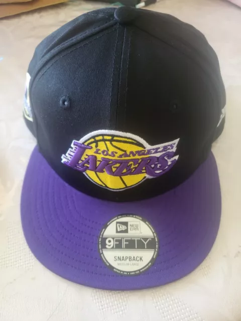 Casquette Los Angeles Lakers New Era 9FIFTY Essentials avec écusson Lakers Champ