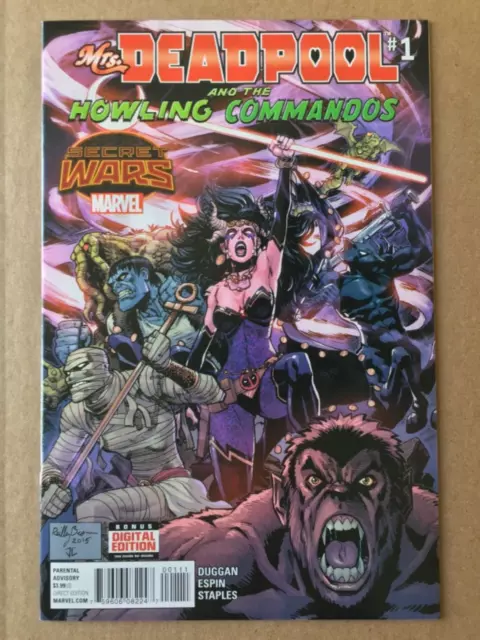 Mrs. Deadpool and the Howling Commandos #1 Marvel Comics 2015 (NM+)-(NM/M)