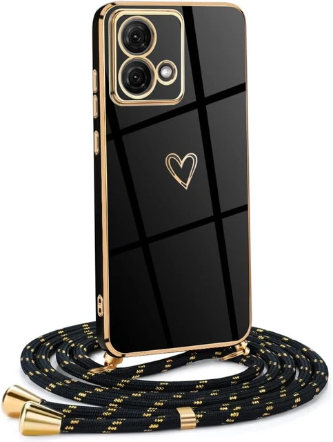 Custodia Per IPhone XR Con Collana - Design Cuore Elettrolitico - TPU Morbido Con Laccio Regolabile - Foto 3