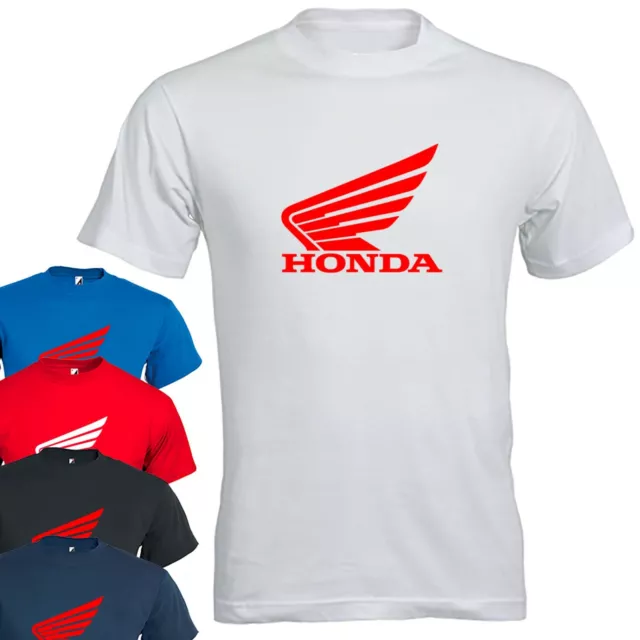 Maglietta da Uomo Honda T shirt con stampa Maglia estiva a manica corta cotone