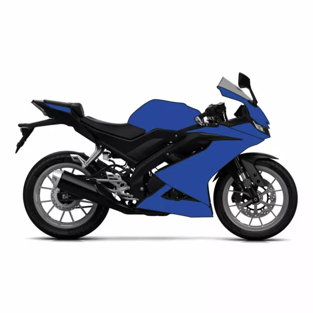 MPW 27 Piece ABS Full Fairing Kit Blue/ Black for Yamaha YZF-R 125 19-22