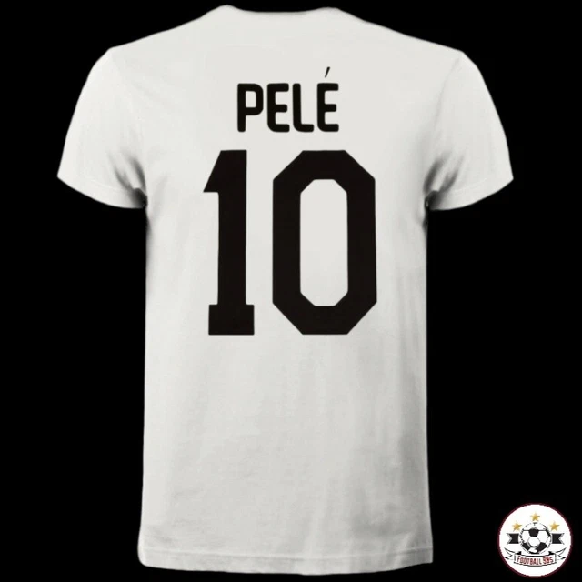 TSHIRT SANTOS FC Pelè 10 Ultras Casual Vintage Brasile Autografo EUR