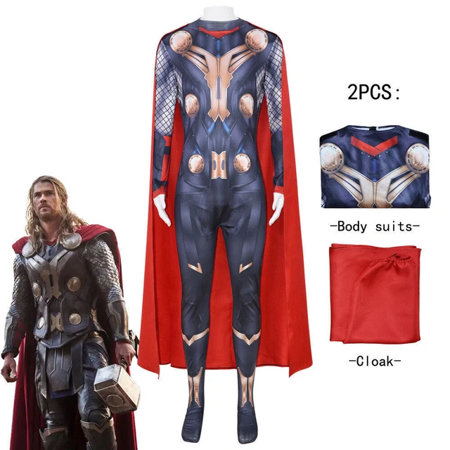 THOR LOVE AND Thunder Cosplay Thor Costume Halloween Outfit Jumpsuit