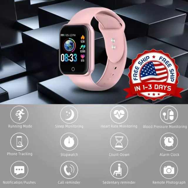 Montre intelligente montre micro carte montre intelligente tracker de fitness Bluetooth NEUVE