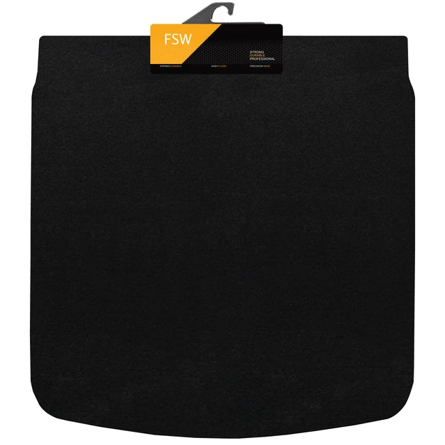 FSW Tailored Boot Mat For Audi A5 Sportback 2009-2016 – Black Carpet, Anti-Slip Backing, Cloth Edged, Protects Trunk Floor