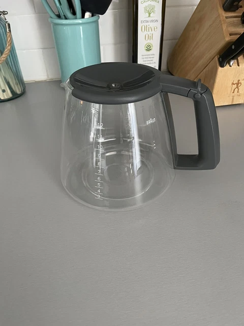 BRAUN FLAVORSELECT KF180 Type 3115 Coffee Maker Replacement 12 Cup Glass  Carafe $25.95 - PicClick