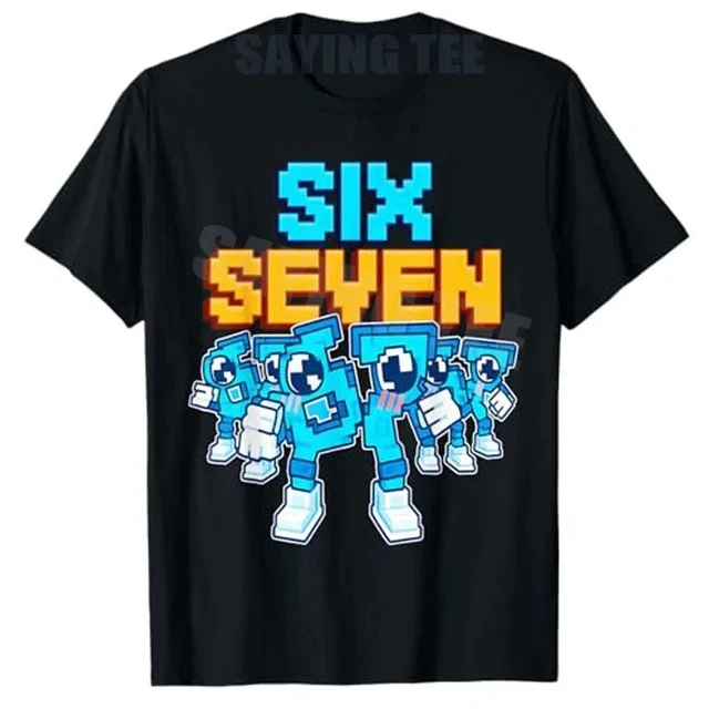 67 SIX SEVEN Italian Brainrot Meme T Shirt Meme Gamer Gen Funny Boys ...