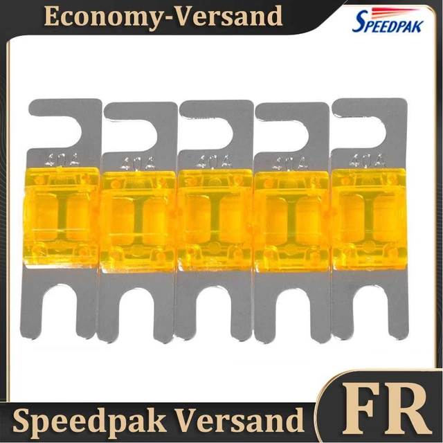 5pcs AFS Mini ANL Fuses 32V 30/40/60/80/100A for Car Stereo Audio (Orange 40 A)
