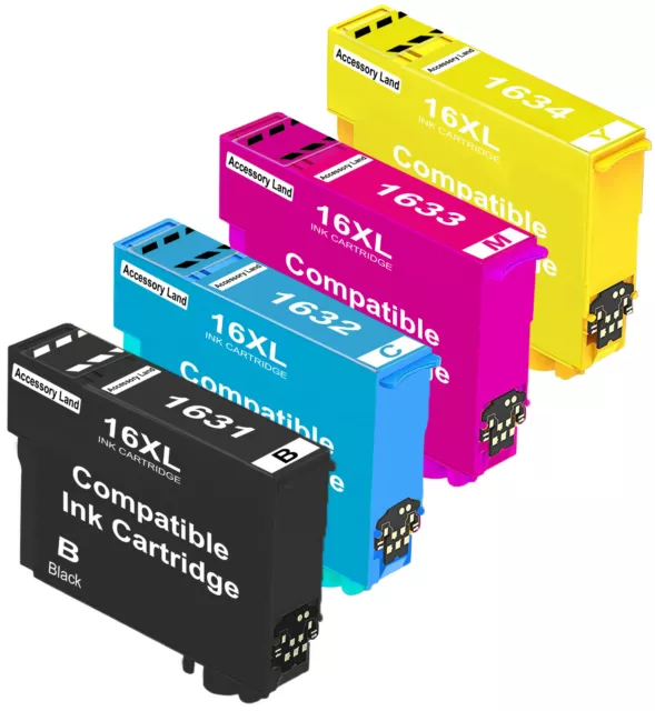 NON-OEM 16XL 1631-1634 Ink Cartridges For Epson WF2010 WF2510 WF2530 WF2660 LOT