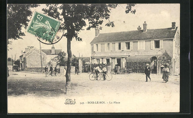 CPA Bois-le-Roi, La Place, Hotel de la Renaissance 1909